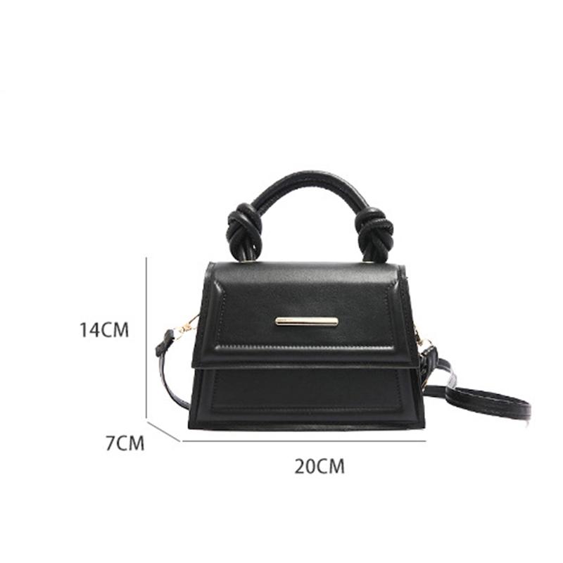 Стильная однотонная женская сумка на плечо из ПУ кожи, дизайн сумочки, маленькая сумка кроссбоди, женская сумка-мессенджер с клапаном KTY