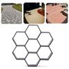 6 Types Garden Walk Pavement Concrete Mould DIY Manually Paving Cement Brick Stone Road Concrete Molds For Home Yard Garden