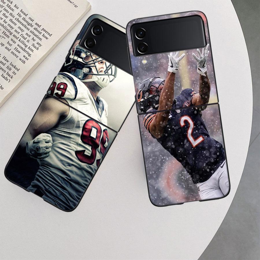 Эстетика Предельной Прочности Регби Чехол Для Телефона Для Samsung Z Flip 7 6 5G Galaxy Z Flip 5 4 3 Черный Жесткий Чехол-Крышка Роскошный ПК She
