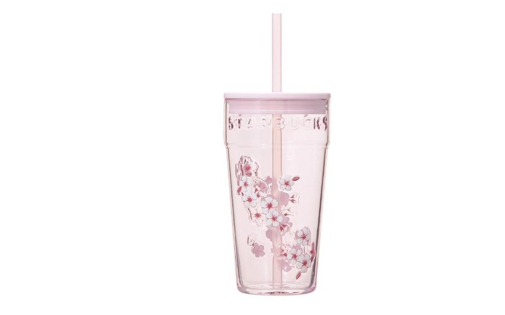#2026 STARBUCKS JAPAN SAKURA 473мл СТЕКЛЯННЫЙ РОЗОВЫЙ ТЕРМОКРУЖКА БЕСПЛАТНАЯ ДОСТАВКА