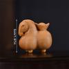Handcrafted Wooden Tang Horse Ornament Carved Design Chinese Zodiac Horse Statue Home Office Car Desk Decor 2026 New Year