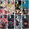 Anime Son Goku Super Saiya Case For Xiaomi Mi POCO X3 NFC F3 GT M3 11i 11 Ultra 10T Pro A2 11 Lite Redmi K40 K20 7A Black Cover