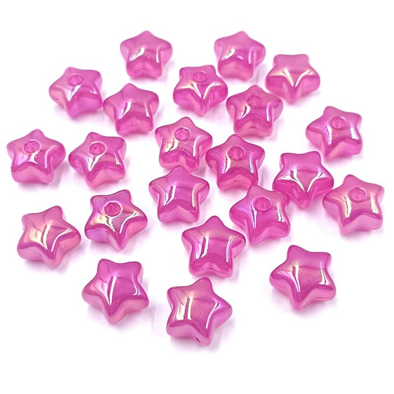 10 шт. желейного цвета акриловые одинарные глазки персиковое сердце пентаграмма свободные бусины кулон для браслета ожерелья серьги изготовление ювелирных изделий