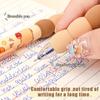 4Pcs Cartoon Cute Capybara Erasable Gel Pens Kawaii Quick-Drying Writing Smooth Elegant Neutral Pens Aesthetic Stationery