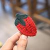 Knitted Plush Cartoon Fruit Hairclips Colourful Kids Hair Accessories Children's Hair Clip