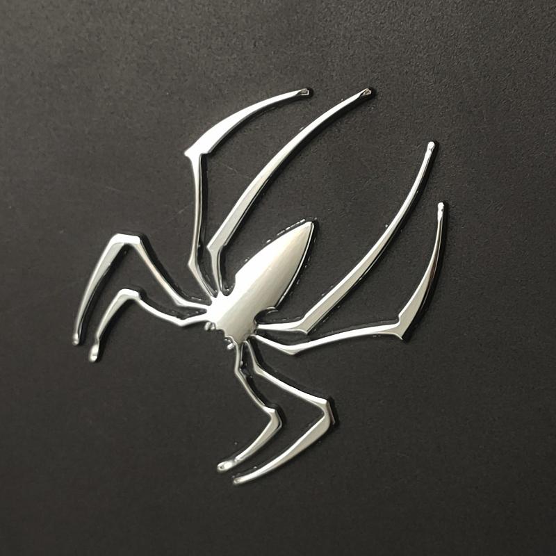 Universal 3D Metal Car Stickers Spider Car Logo Chrome Badge Auto Emblem Decal Car Styling Decoration Auto Exterior Accessories