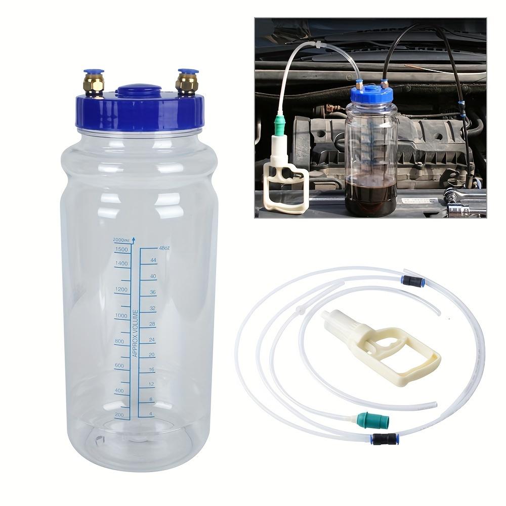 1 шт. Универсальный 67,63 унц. ПЭ для ручной вакуумной замены масла, Беспроводной всасывающий инструмент для обслуживания автомобиля, Батарея не требуется