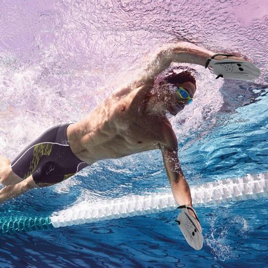 1 пара ручных весла для плавания с регулируемыми ремнями, легкие ручные весла для плавания без запаха для детей и взрослых