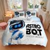 Astro Bot Rescue Mission Print 3Pcs Bedding Setduvet Cover With 2 Bedropillowcase Home Birthday Gift