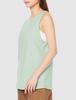 Fruit of the Loom 9oz Opaque Crew Neck Camisole Tank Sax Women's Top,