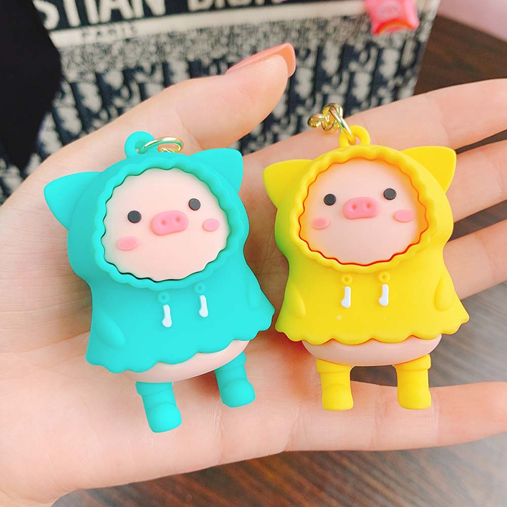 Милые украшения ПВХ свинья аксессуары автомобильные украшения автомобильная подвеска сумка брелоки брелок свинья