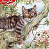 5D Diamond Painting Mosaic Cat Full Square Drill Animal Diamond Embroidery
