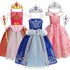 Платье принцессы для девочки Vestidos Auroro Костюм для косплея Детский Хэллоуин Косплей Вечеринка в честь дня рождения Vestido Одежда 2-10 лет