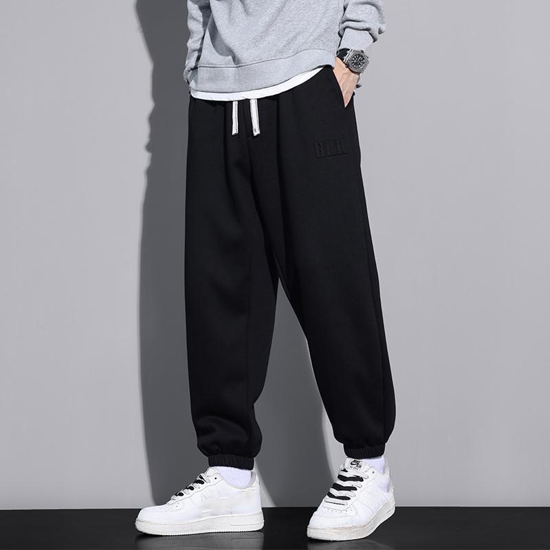Men's Jogger Cotton Sweatpants Big Size 8XL 7XL 6XL Sports Baggy Pants Sting Banding Hip Hop Loose Harem Trousers