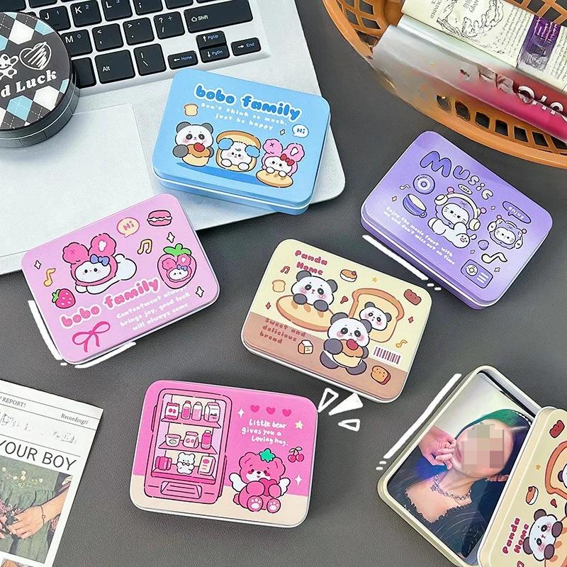 Мультяшная жестяная коробка, милая жестяная коробка для конфет, ювелирных изделий, подарочная коробка для хранения, креативная подарочная коробка, коробка для конфет