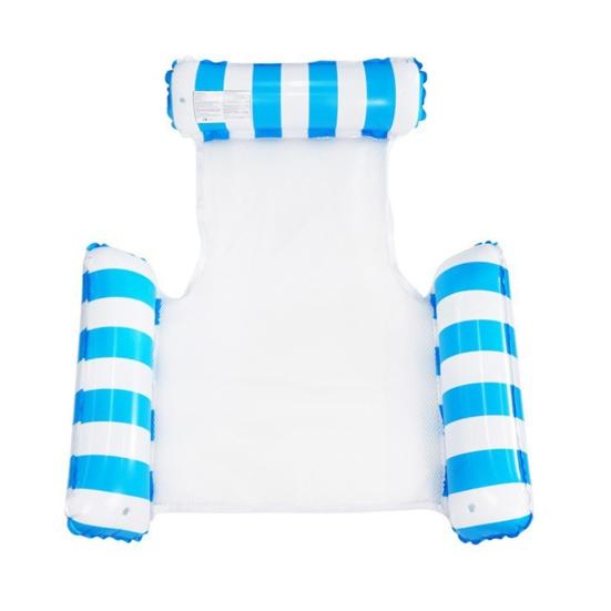 Надувной плавучий стул для бассейна, эргономичный подголовник, герметичный ПВХ, шезлонг для бассейна, ПВХ для детей и взрослых, плавающий диван, водный гамак