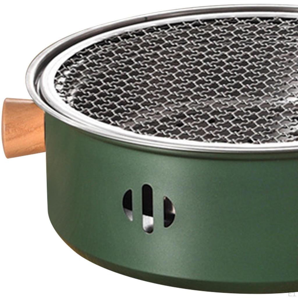 Гриль для барбекю из нержавеющей стали Портативные печи для подогрева чая для заднего двора