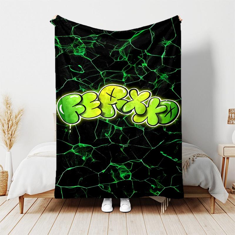 1pc Blanket Feid1 Print Design, Lightweight Blanket for Sofa, Bed- Soft &Warm, Gift for All Seasons like Christmas, Halloween