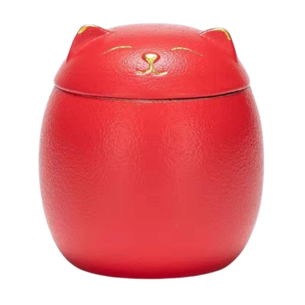 Подарочная керамическая погребальная урна для питомцев 200 мл Форма собаки/кошки Коробка для хранения праха Мемориалы с крышкой Урны для кремации собак кошек Товары для собак