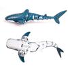 New High-quality Remote Control Shark High Simulation Scale Robot Fish with Light & Spray Water for Lake Bathroom Swimming Pool for Kids