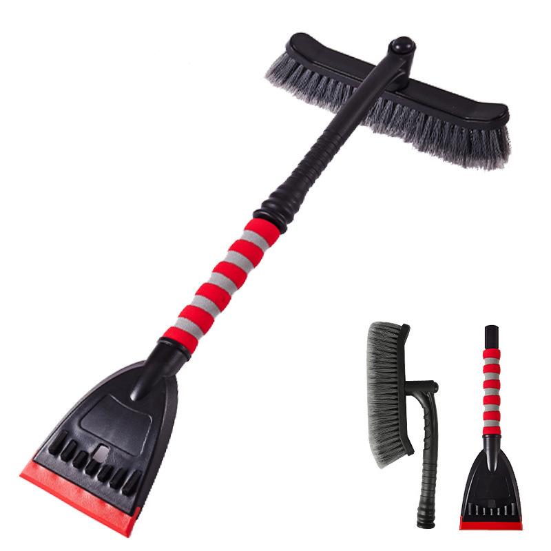 Multifunctional Car Snow Removal Tool: De-Icing Shovel and Brush for Winter Snow Scraping