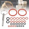 30 шт. Силиконовые уплотнительные кольца для кофемашины с ключом-инструментом для ремонта кофемашины, силиконовый набор для ремонта уплотнительных колец, набор для обслуживания