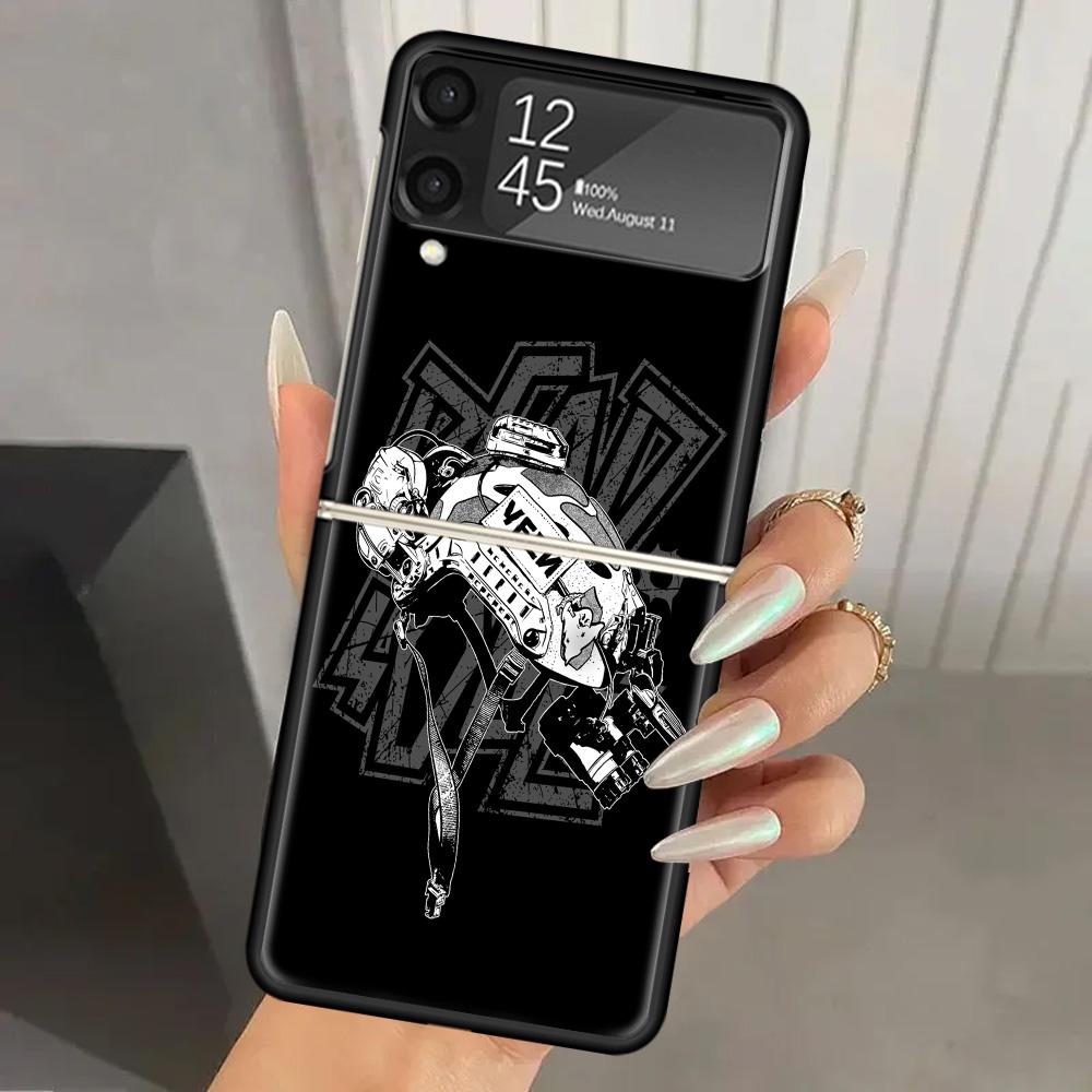 F-Forward Observations Group Жесткий Поликарбонатный Чехол Для Телефона Для Samsung Galaxy Z Flip 7 6 5 4 3 Черный ZFlip7 ZFlip6 Flip5 Flip4 Flip3 5G Pri