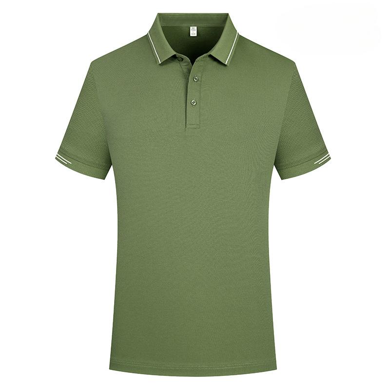 New Summer Polo Shirt Short Sleeve Men's Slim Fit and Breathable