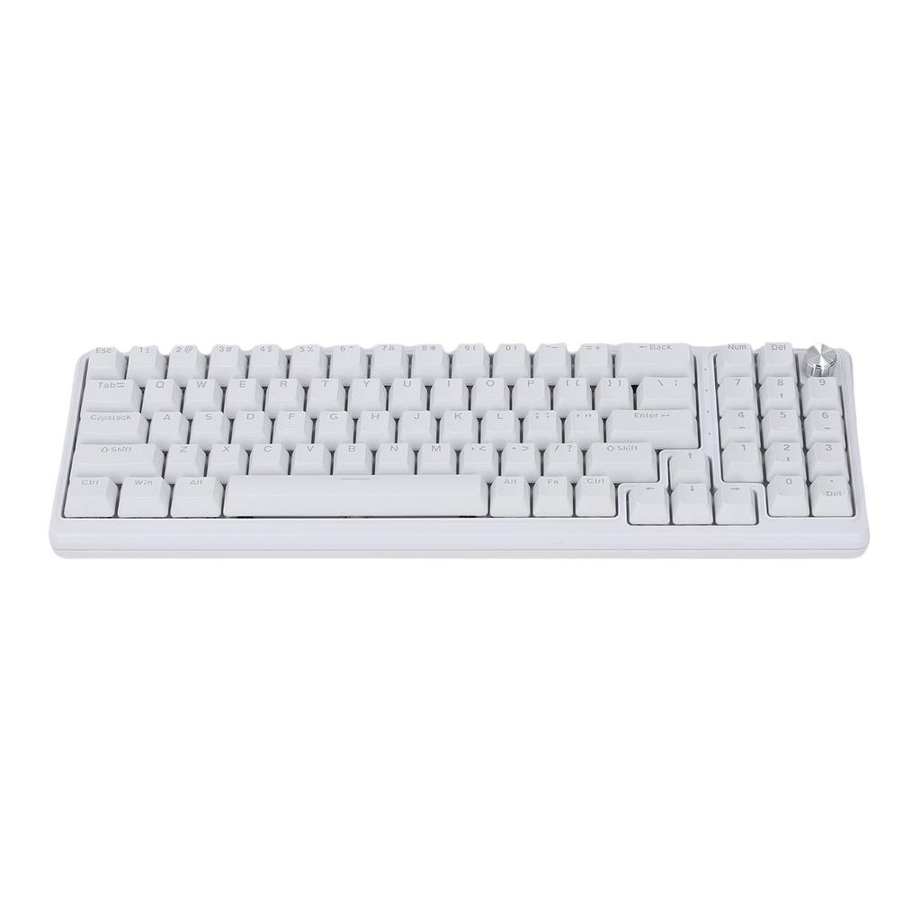 Механическая игровая клавиатура 78 клавиш с RGB-подсветкой, синие переключатели, проводная USB механическая клавиатура с