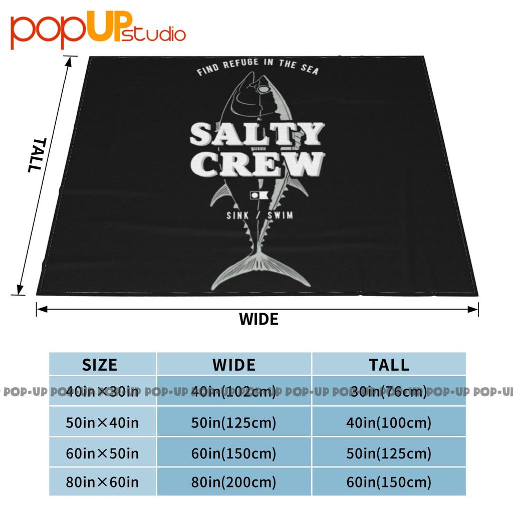 Salty Crew Logo Standard Ultra-Soft Blanket Quilt Winter Sofa Cover Bed Covers