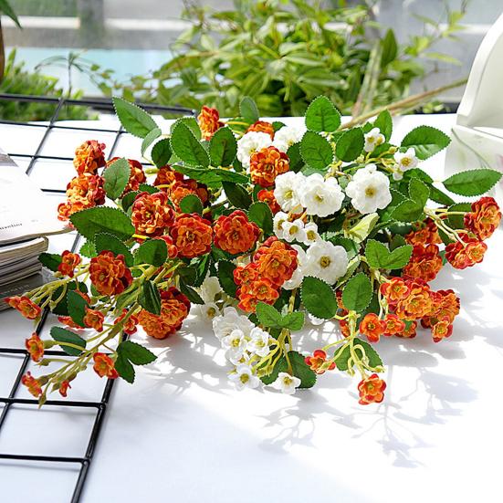 Модные искусственные растения, привлекательные цвета, стойкие, вечные