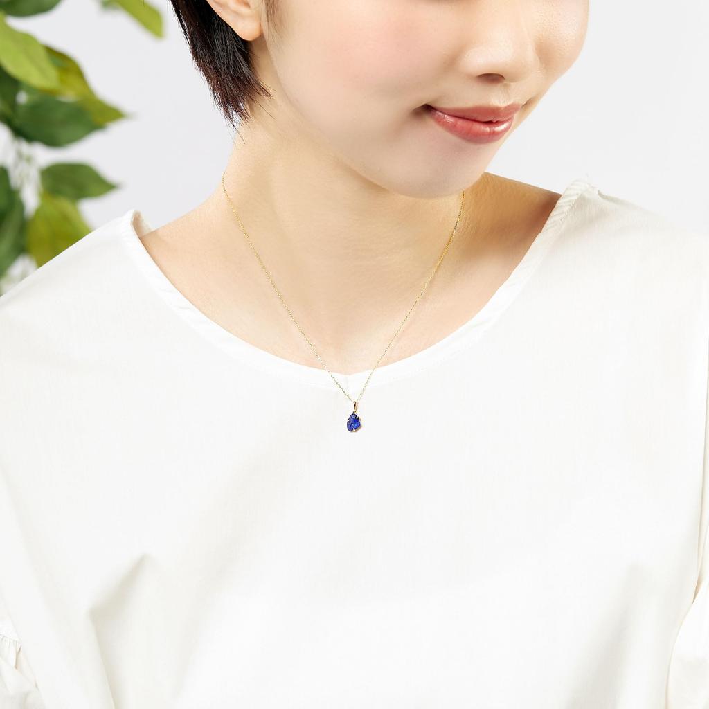 Vendome K10 Yellow Gold Lapis Lazuli Necklace GJVN052840LL [Official] [VIH Aoyama]