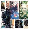 Cartoon Lovely Cat Art Fashion Phone Case For Xiaomi Redmi Note 13 12 5G 9S 9 8 10 11 Pro 4G 9T 13C 12C 10C 9C 9A 7 Pro Cover