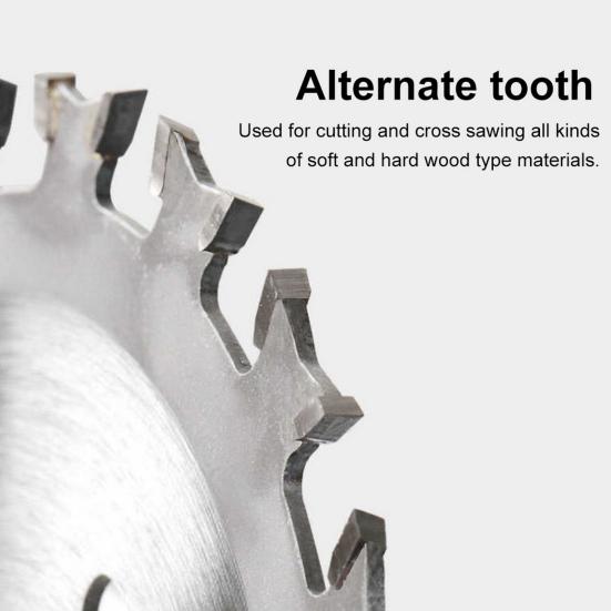 Режущее лезвие с двух сторон Быстрая точная резка Супер острое 4-дюймовое твердосплавное лезвие 40T из металлического сплава Столярные изделия