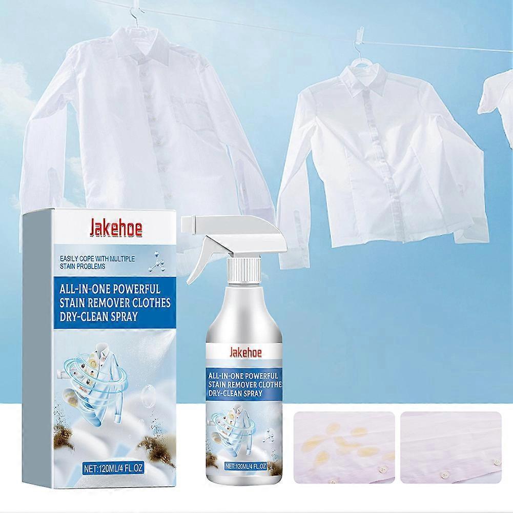 stubborn stain remover spray non-rinse laundry Safe for Most Fabrics No Residue Dining Out Stain Saviorc