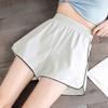 Белые спортивные шорты женские летние новые свободные тонкие брюки трапециевидной формы с высокой талией повседневные шорты тонкие