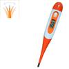 1PCS Basal Orange Digital Body Clinical Fever Medical Equipment Tools Dry Thermometers for People Children Waterproof Soft Head