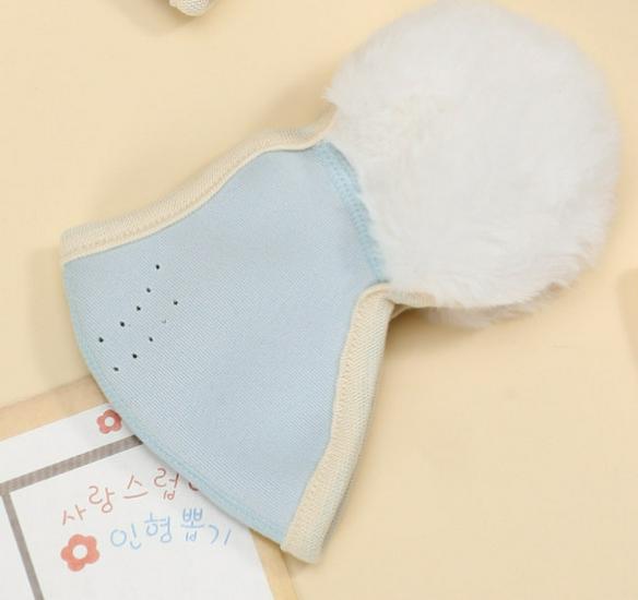 Детская зимняя защитная маска и наушники - ветрозащитные, толстые, плюшевые, для мальчиков и девочек