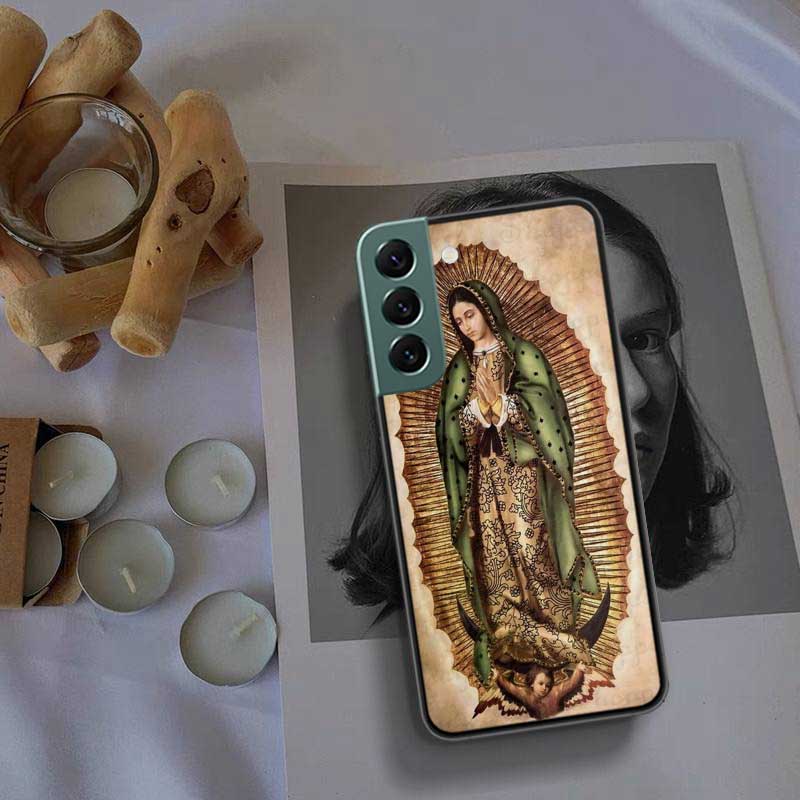 Чехол для телефона Virgin De Guadalupe Virgen Mary для Samsung A02 A03 A03S A04 A04S Galaxy A55 A35 A25 A15 S10 Lite A9 A8 A7 A6 Plus A9