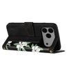 For iPhone 17 Pro Max Case PU Leather Floral Phone Cover with Card Slots