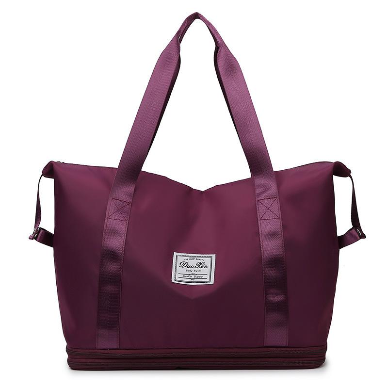 Простая легкая дорожная сумка женская летняя новая 2024 простая портативная большая сумка для багажа сумка для фитнеса сумка для беременных