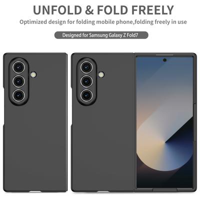 Ультратонкий противоскользящий складной чехол-книжка для Samsung Galaxy Z Fold7 5G Fold3 Fold2 Fold 7 Fold6 Fold5 Fold 6 5 4 3 2 Fold4