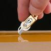 Brass Rotating Claw Knife Sharp Mini Folding Knife Pocket Knife Portable Keychain Pocket Knife Unpacking