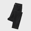 Korean Slim Fit High Waist Velvet Lined Jeans for Women - Autumn/Winter