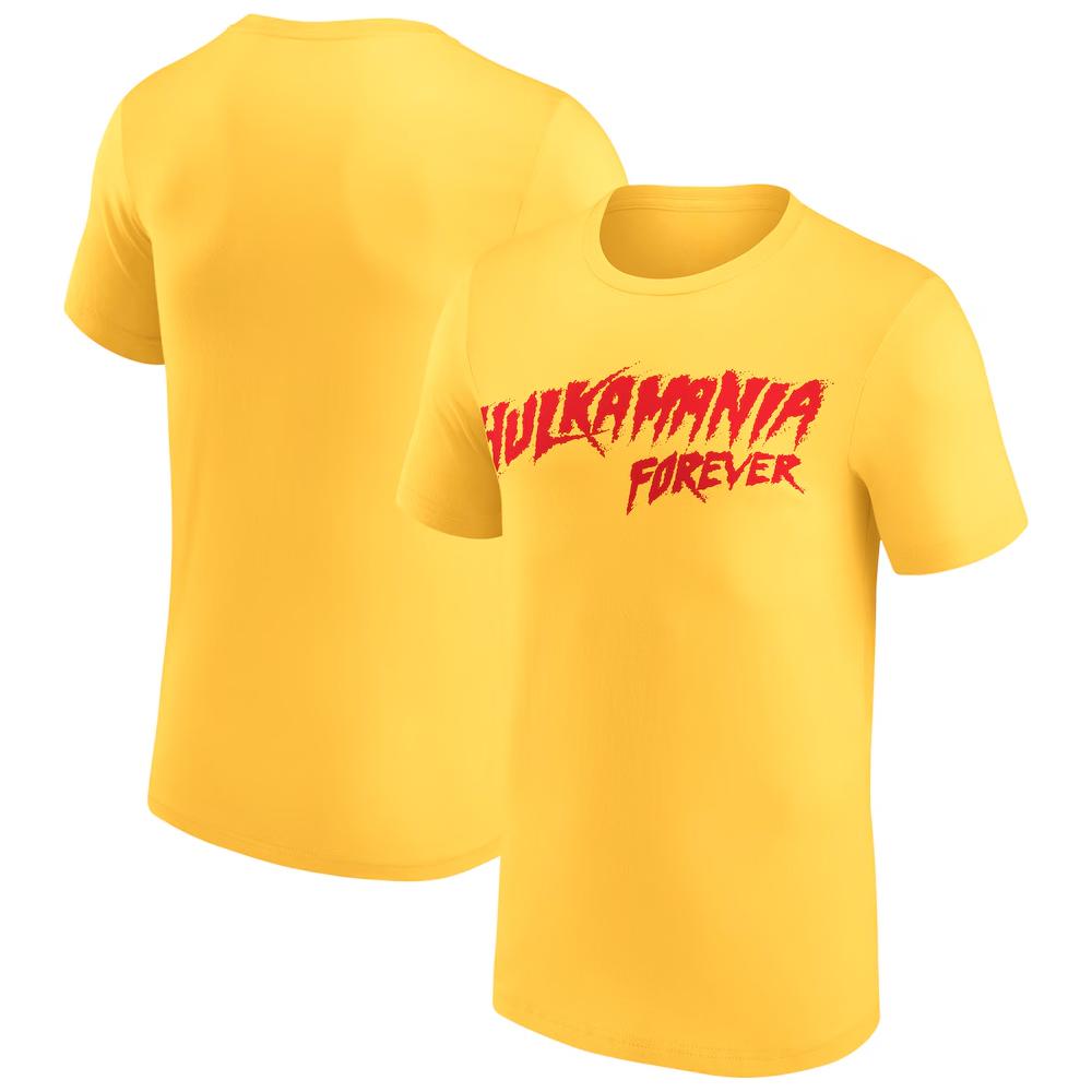 Unisexs Hulk Hogan Hulk Rules Forever TShirt 3D Printed Outdoor Sports Quick Drying Short Sleeve Tee Daily Casual TShirt 5XL