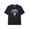 Fila X Maison Kitsune Большой Лисий Голова Модный Универсальный Повседневный Спортивный Футболка с Коротким Рукавом Унисекс Легендарный Синий F11U529102F-NV