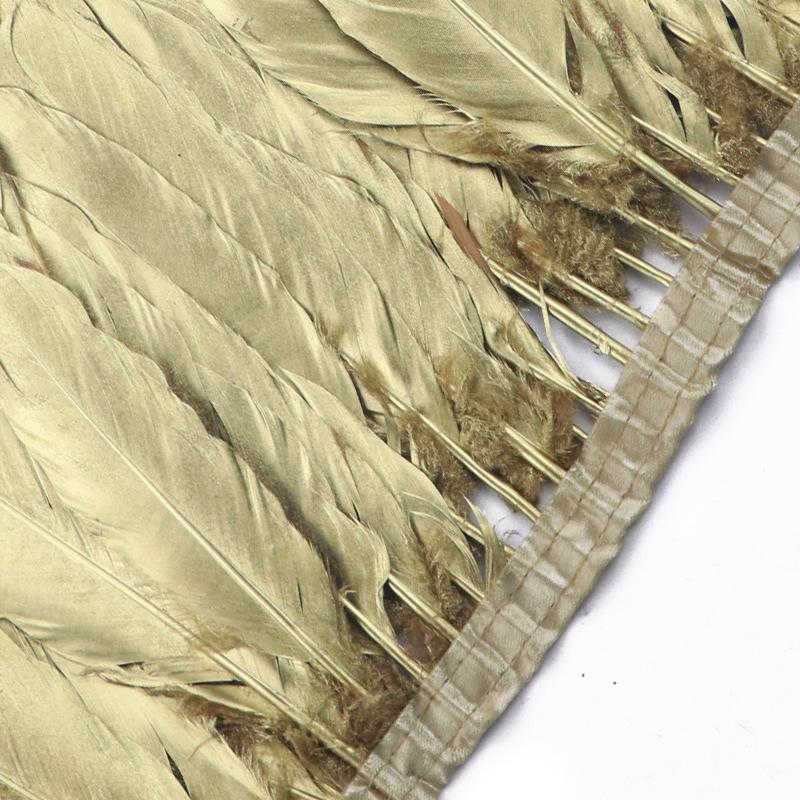 Selected High-Quality Gold-Sprayed Goose Feather Cloth With 15-20Cm Clothing Diy Color Wedding Accessories Clothing Accessories