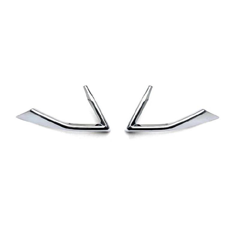 For Nissan Qashqai J12 Car Accessories ABS Chrome Front Fog Light Lamp Cover Trim Molding Bezel Garnish