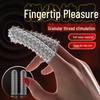 Miji Double Finger Sleeves with Raised Particles - G-Spot Adult Flirting Toys (500/Box)