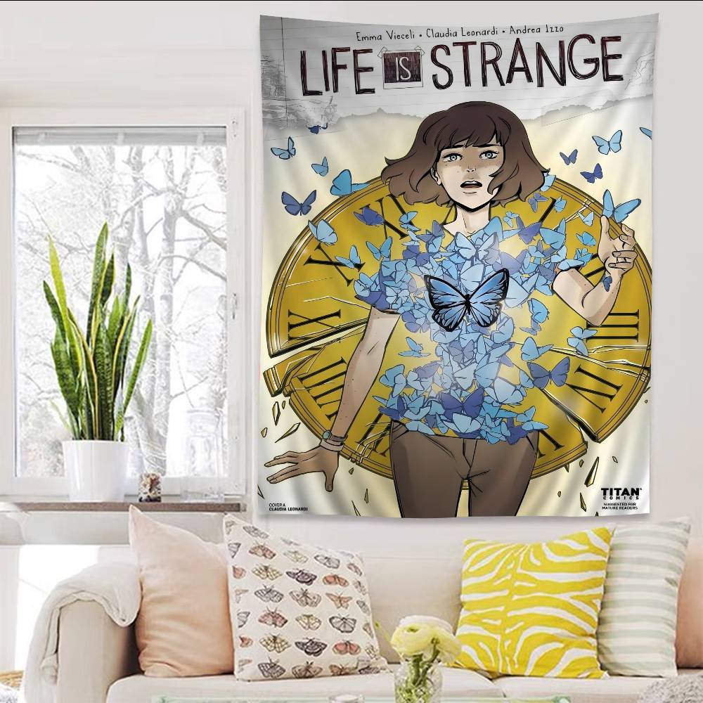 LLife IIs SStrange 2 Hippie Wall Hanging Tapestries Art Science Fiction Room Home Decor Kawaii Room Decor